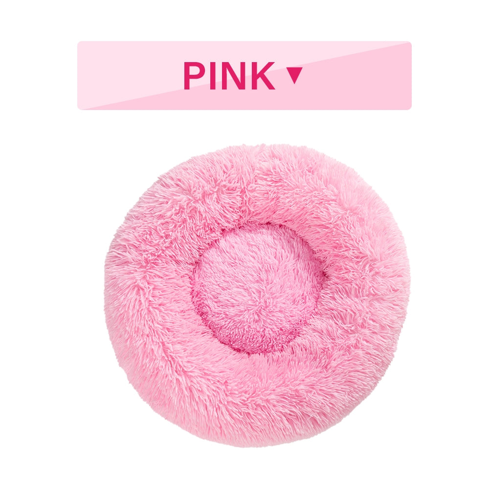 PetCarePlusShop®| Fluffy Donut Dog Bed