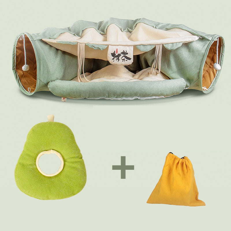 PetCarePlusShop®|Four Seasons Universal Cat Tunnel Cat Bed