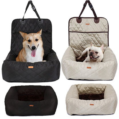 PetCarePlusShop®|2-in-1 Pet Dog Carrier & Car Seat Pad