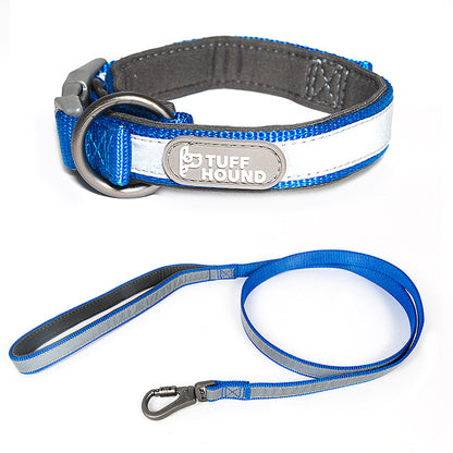 PetCarePlusShop®| Reflective Full Neck Dog Collar & Leash Set