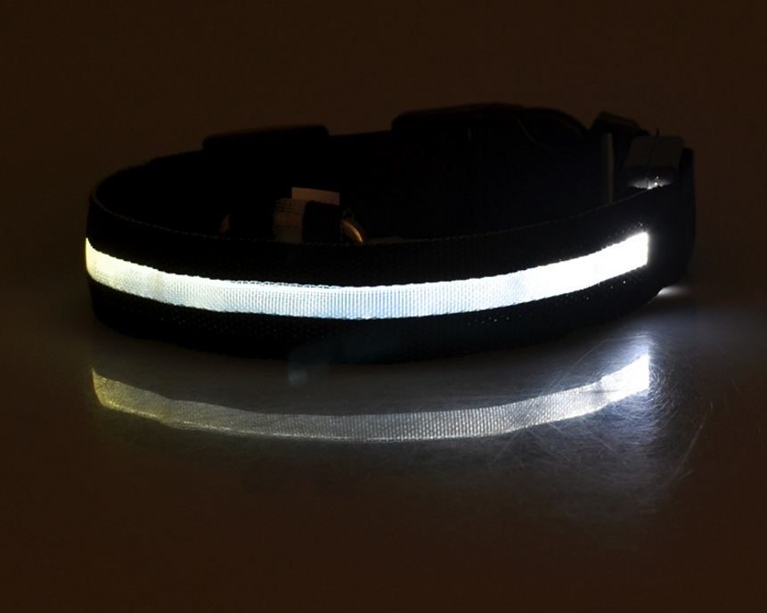 PetCarePlusShop®| Adjustable Nylon LED Pet Collar