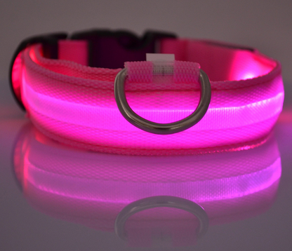 PetCarePlusShop®| Adjustable Nylon LED Pet Collar