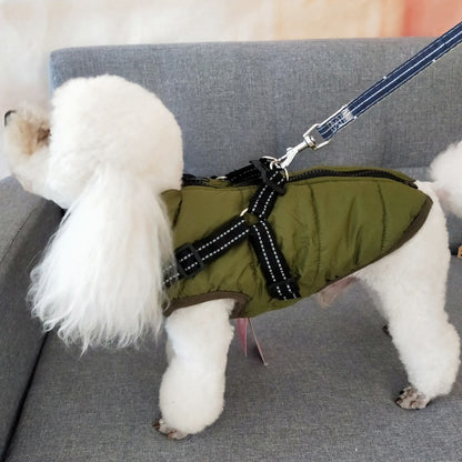 PetCarePlusShop®| Winter Dog Coats with Harnesses – Warm, Waterproof, and Stylish