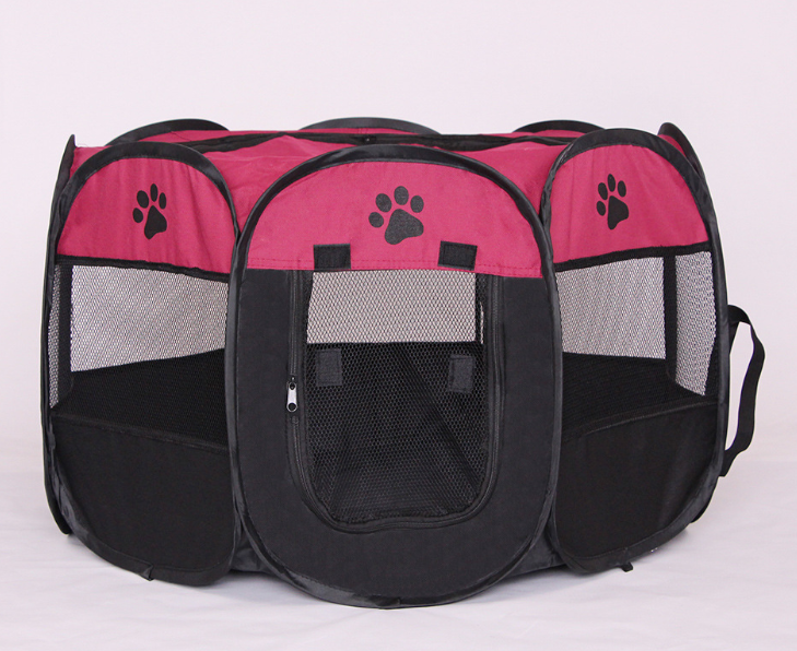 PetCarePlusShop®|Foldable Octagonal Pet Fence | Waterproof 600D Oxford Cloth | Cat & Dog Cage