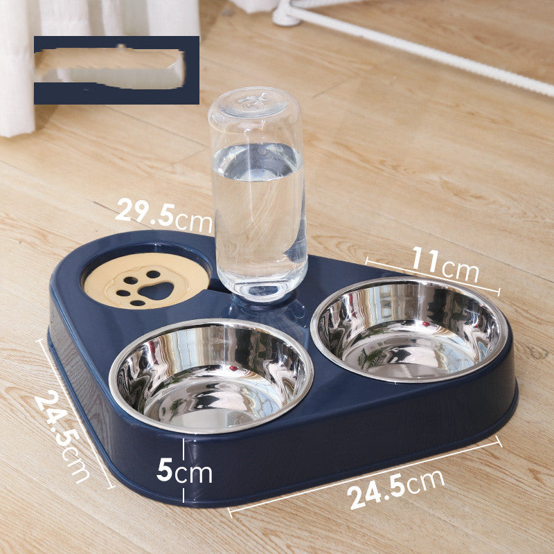 PetCarePlusShop®|3-in-1 Pet Feeder Bowl Set with Water Bottle