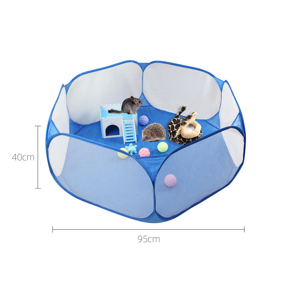 PetCarePlusShop®|Portable Folding Pet Fence Kennel: Scratch-Resistant Cat & Dog Tent