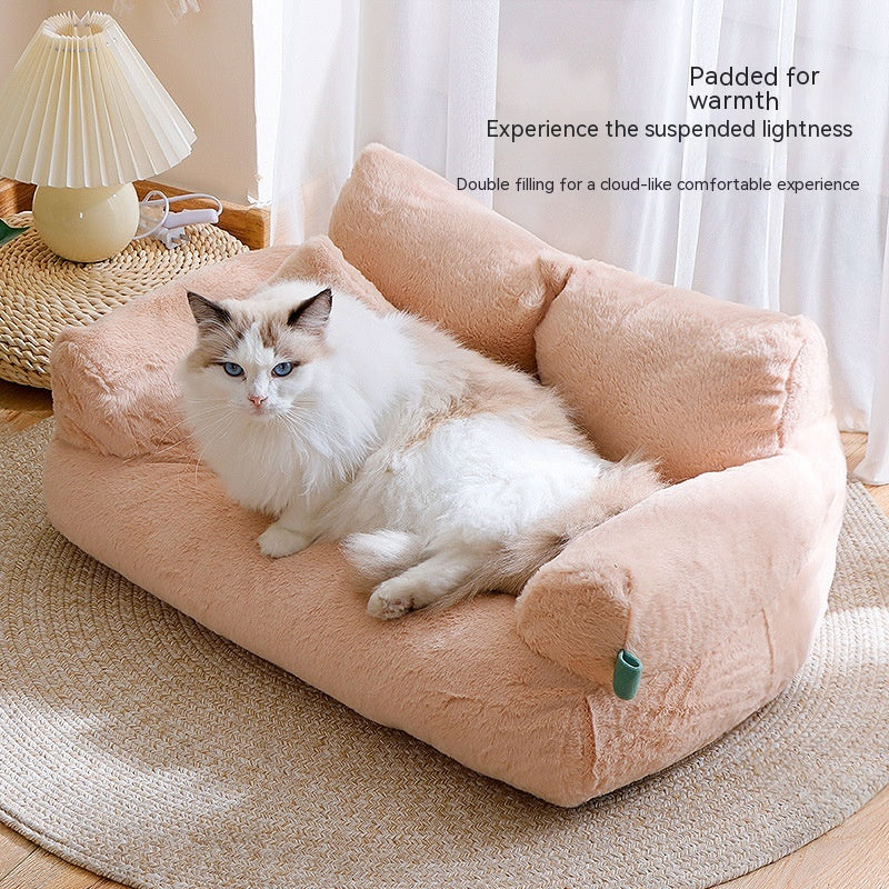 PetCarePlusShop®| Luxury Cat & Dog Bed Sofa