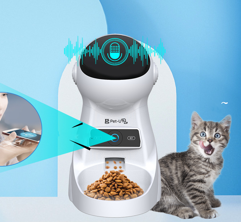 PetCarePlusShop®|Timed And Quantitative Remote Control Of Automatic Pet Feeder