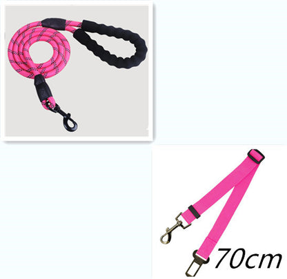 PetCarePlusShop®|Reflective Nylon Dog Leash for Small to Large Dogs