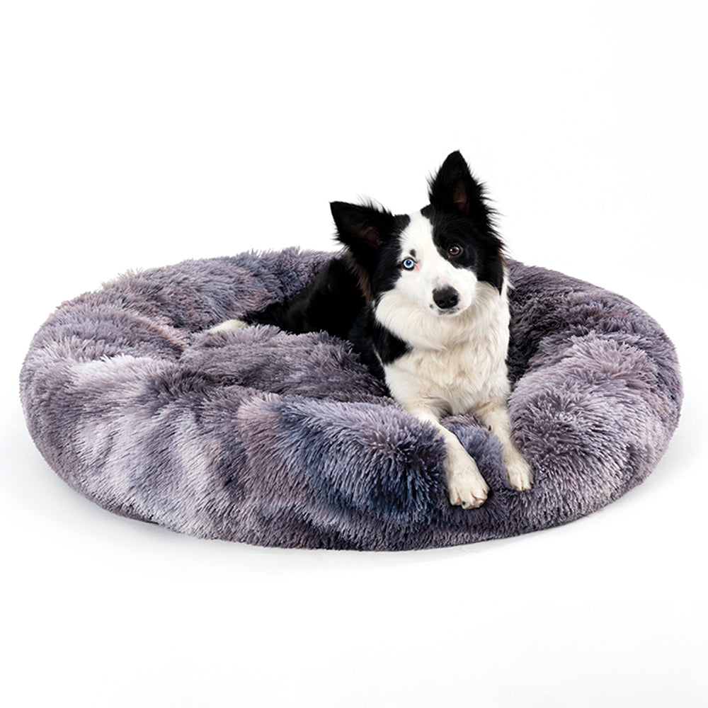 PetCarePlusShop®| Fluffy Donut Dog Bed