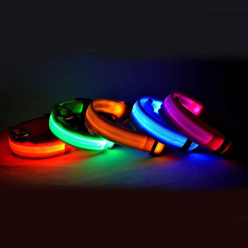 PetCarePlusShop®| Adjustable Nylon LED Pet Collar