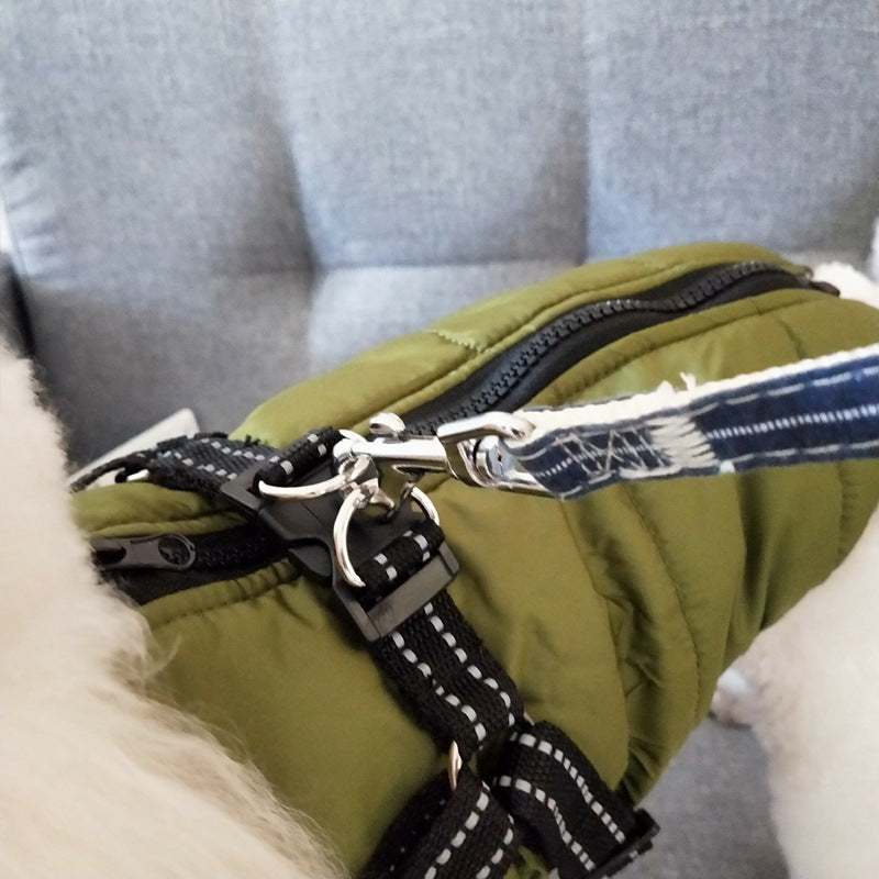 PetCarePlusShop®| Winter Dog Coats with Harnesses – Warm, Waterproof, and Stylish