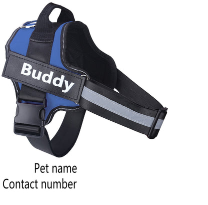 PetCarePlusShop®|Customizable Reflective Dog Harness | Adjustable Vest for Small & Large Dogs