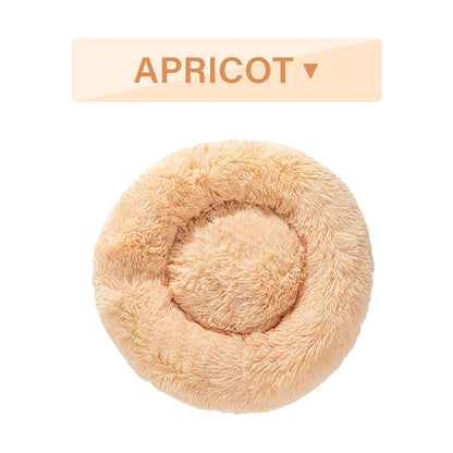 PetCarePlusShop®| Fluffy Donut Dog Bed