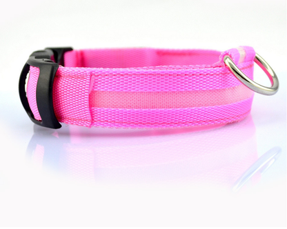 PetCarePlusShop®| Adjustable Nylon LED Pet Collar