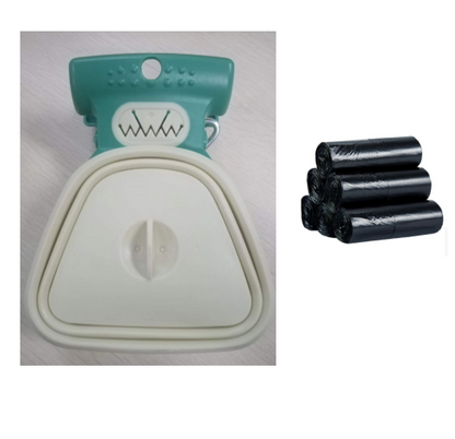 PetCarePlusShop®|Pet Dog Poop Bag Dispenser Travel Foldable Poop Spoon