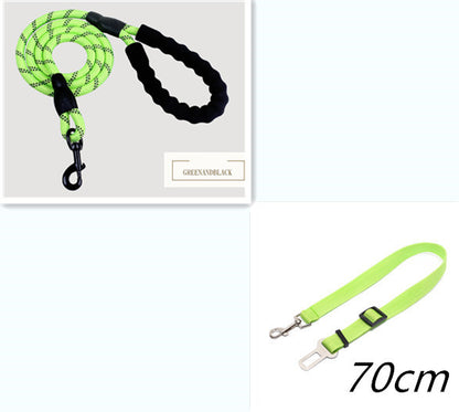 PetCarePlusShop®|Reflective Nylon Dog Leash for Small to Large Dogs