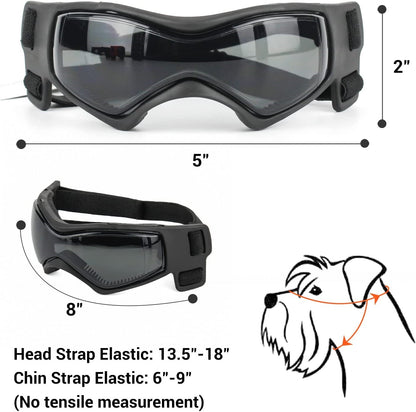 PetCarePlusShop®|Adjustable Dog Helmet & Goggles Set for Safety and Style