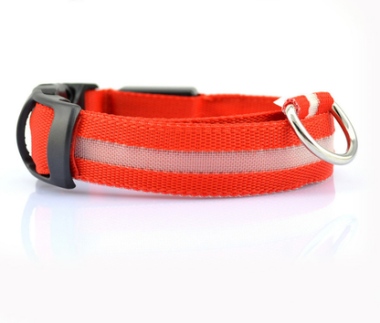 PetCarePlusShop®| Adjustable Nylon LED Pet Collar