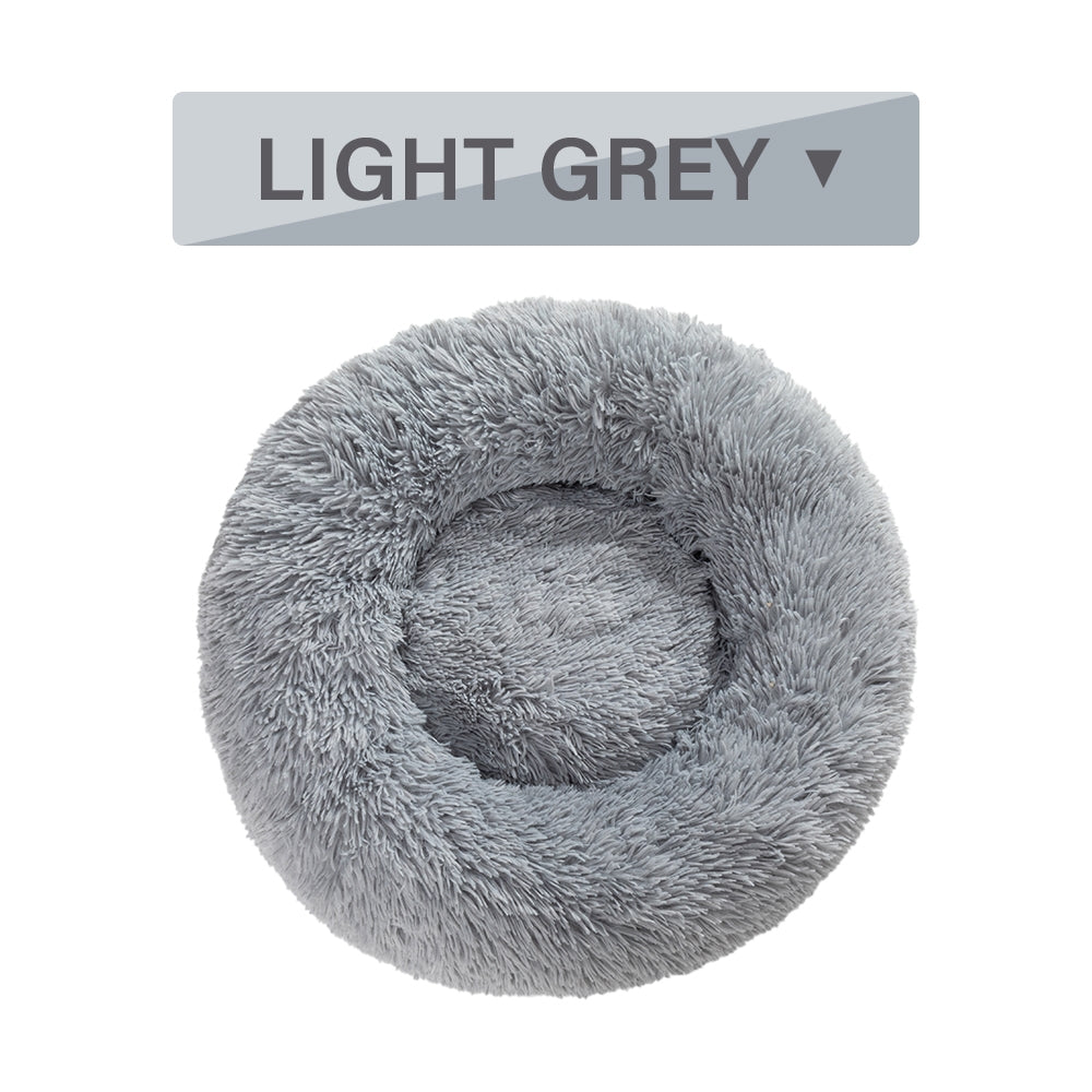 PetCarePlusShop®| Fluffy Donut Dog Bed