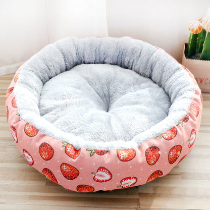 PetCarePlusShop®|Cozy Dog and Cat Bed: Padded with Round Cotton for Ultimate Comfort