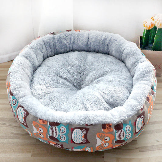 PetCarePlusShop®|Cozy Dog and Cat Bed: Padded with Round Cotton for Ultimate Comfort