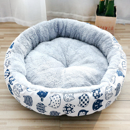 PetCarePlusShop®|Cozy Dog and Cat Bed: Padded with Round Cotton for Ultimate Comfort