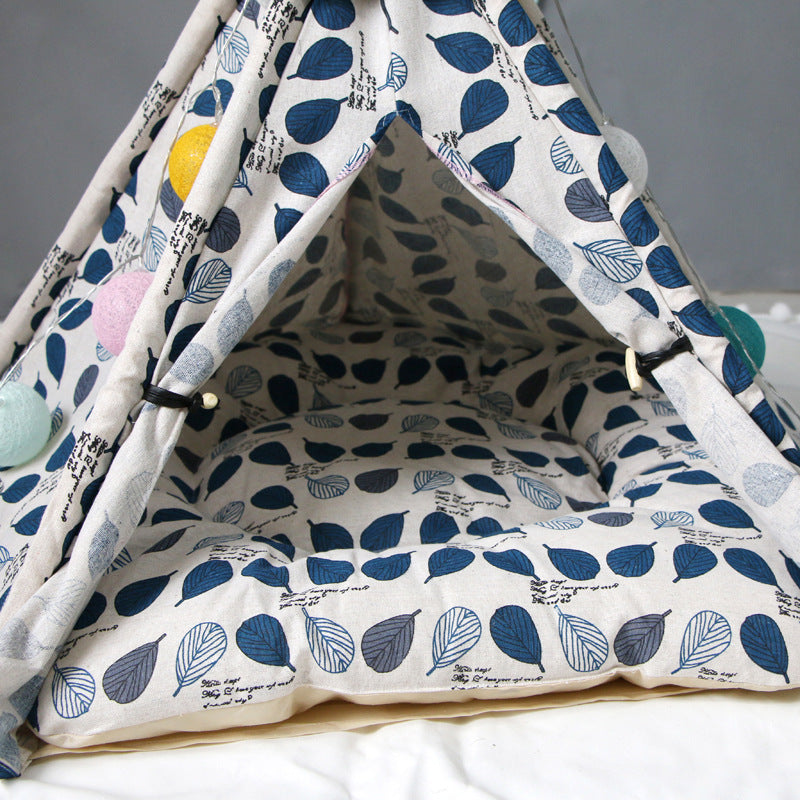 PetCarePlusShop®| Pet Teepee Tent Bed