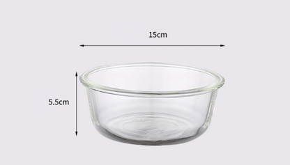 PetCarePlusShop®|Premium Glass Cat Bowl