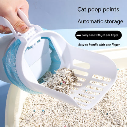 PetCarePlusShop®|Widen Cat Litter Shovel Scoop With Refill Bags