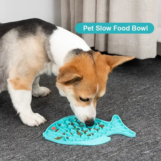 PetCarePlusShop®|Slow Feeder Silicone Lick Mat for Cats & Dogs