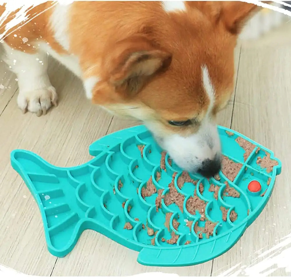 PetCarePlusShop®|Slow Feeder Silicone Lick Mat for Cats & Dogs