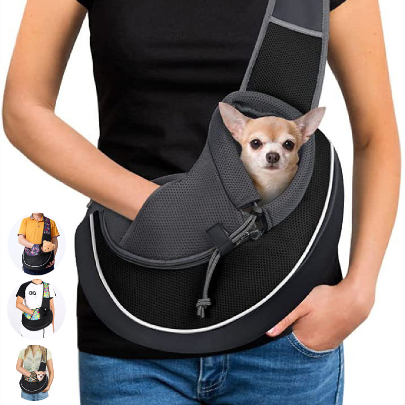 PetCarePlusShop®|Portable Crossbody Bag for Dogs & Cats