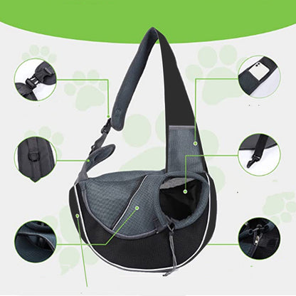 PetCarePlusShop®|Portable Crossbody Bag for Dogs & Cats