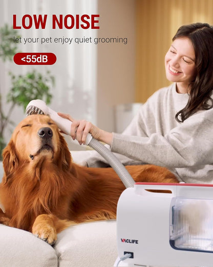 PetCarePlusShop®|Pet Hair Vacuum & Grooming Kit: Complete Solution for Shedding Dogs & Cats