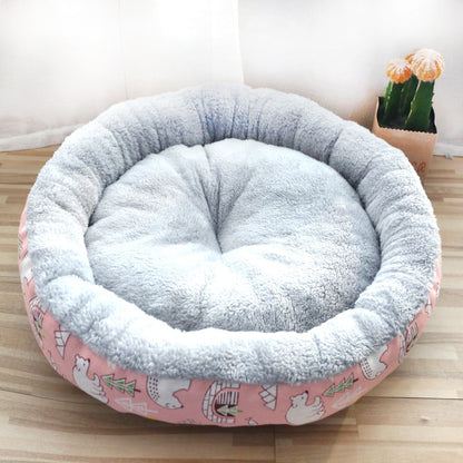 PetCarePlusShop®|Cozy Dog and Cat Bed: Padded with Round Cotton for Ultimate Comfort