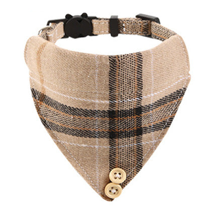 PetCarePlusShop®| Stylish British Cat Collar with Bell and Plaid Bow | Premium Quality