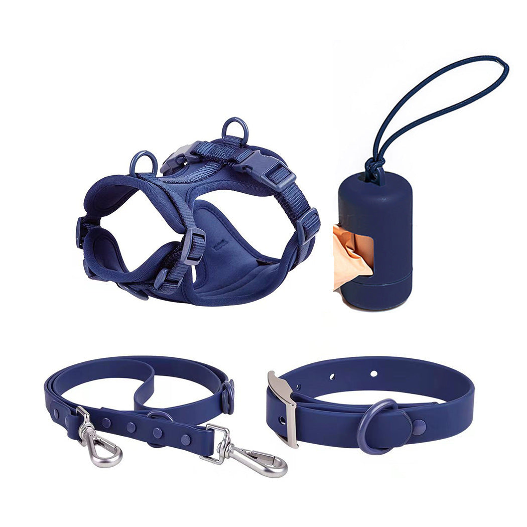 PetCarePlusShop®|Dog Tactical Chest Back Anti-bite Waterproof Collar