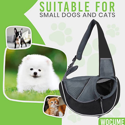 PetCarePlusShop®|Portable Crossbody Bag for Dogs & Cats