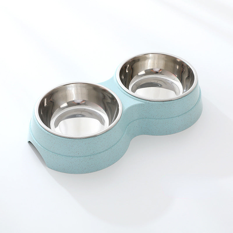 PetCarePlusShop®| Double Stainless Steel Pet Bowls: Food and Water Feeder