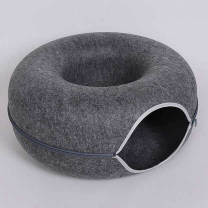 PetCarePlusShop®|Soft Cat Tunnel: Cozy Hideaway for Feline Fun and Comfort