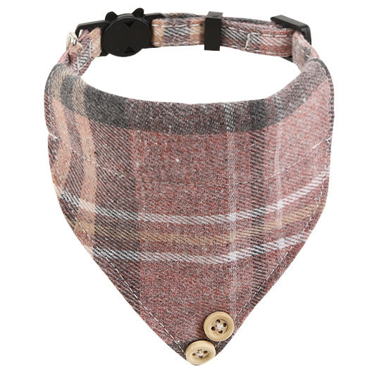 PetCarePlusShop®| Stylish British Cat Collar with Bell and Plaid Bow | Premium Quality