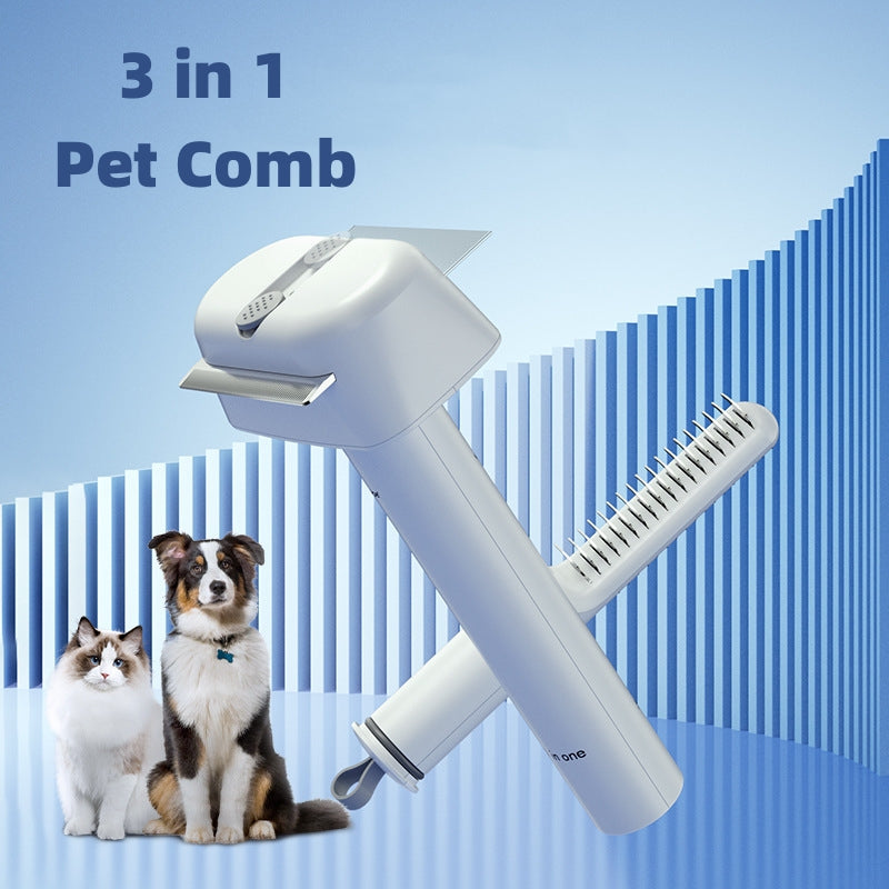 PetCarePlusShop®| 3in1 Pets Hair Unknotting Comb Hair Device