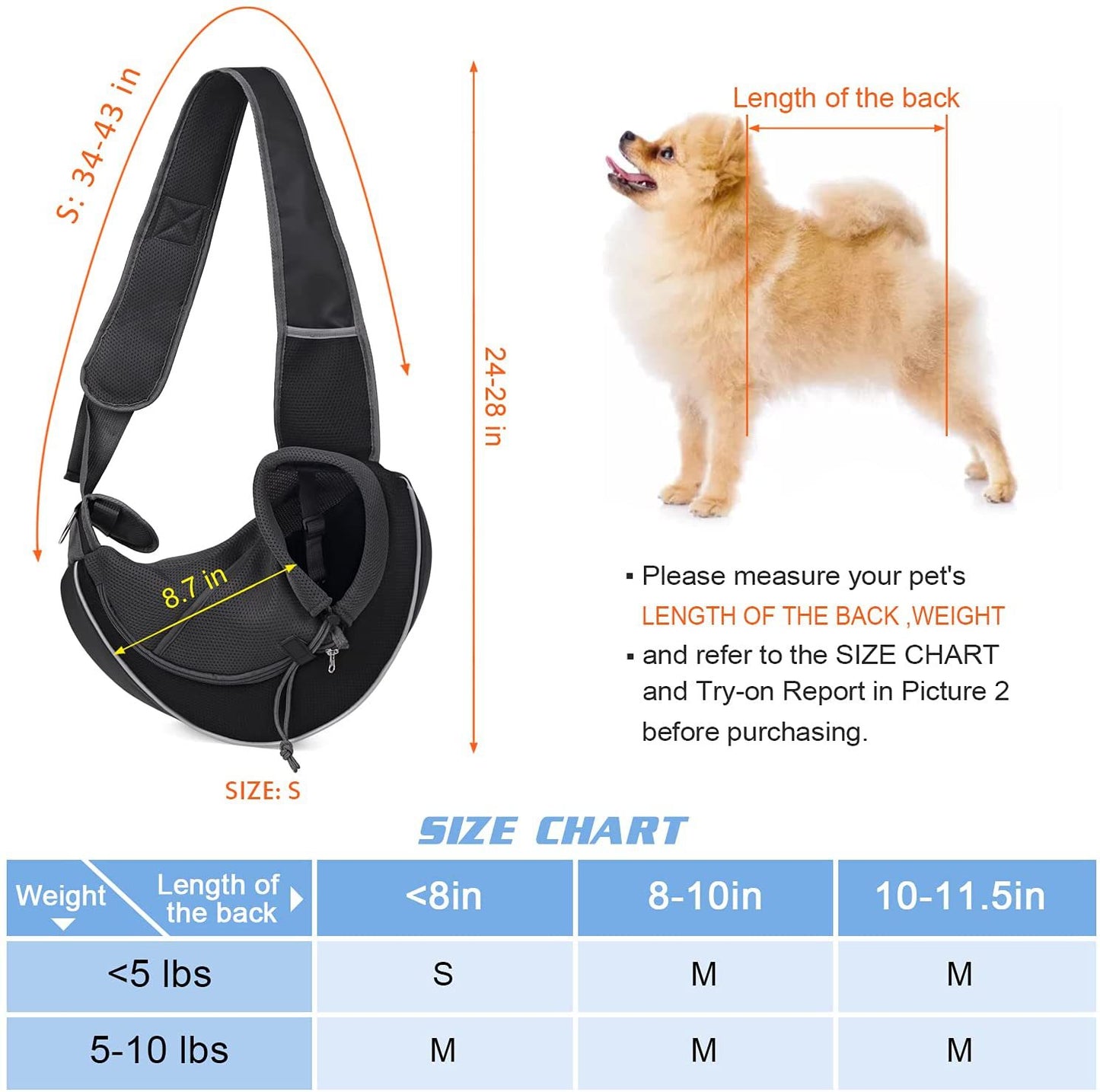 PetCarePlusShop®|Portable Crossbody Bag for Dogs & Cats